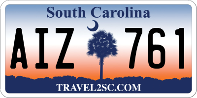 SC license plate AIZ761
