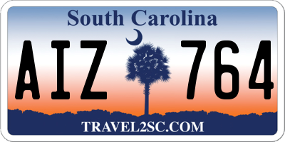 SC license plate AIZ764