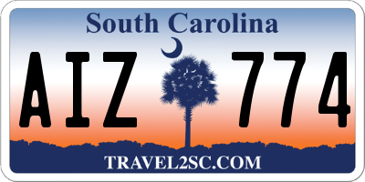 SC license plate AIZ774