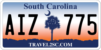 SC license plate AIZ775