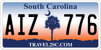 SC license plate AIZ776