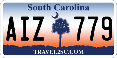 SC license plate AIZ779