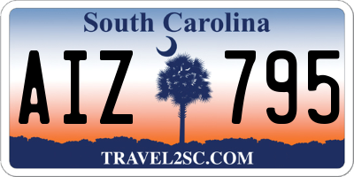 SC license plate AIZ795