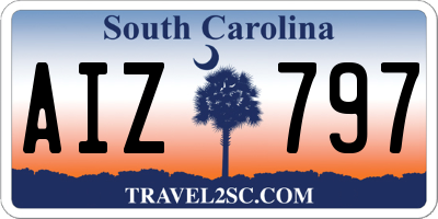 SC license plate AIZ797