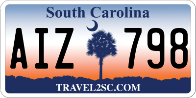 SC license plate AIZ798