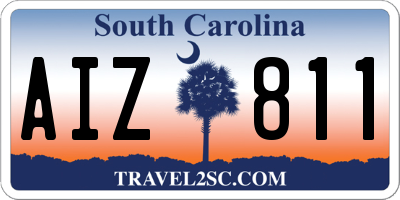 SC license plate AIZ811