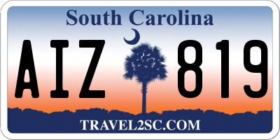 SC license plate AIZ819