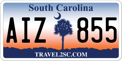 SC license plate AIZ855