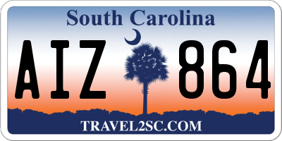 SC license plate AIZ864