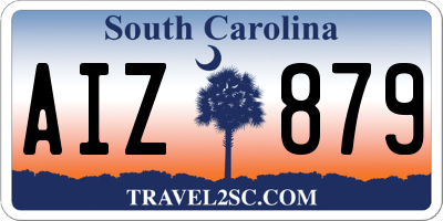 SC license plate AIZ879