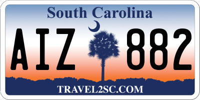 SC license plate AIZ882