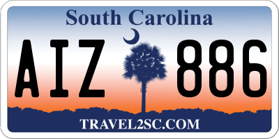 SC license plate AIZ886