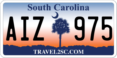 SC license plate AIZ975