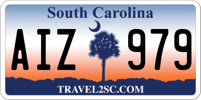 SC license plate AIZ979