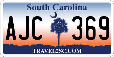 SC license plate AJC369