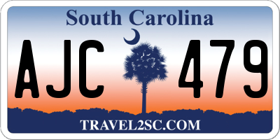 SC license plate AJC479