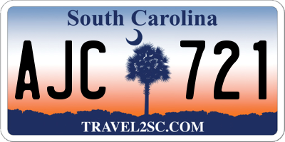 SC license plate AJC721