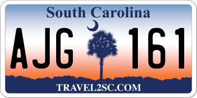 SC license plate AJG161