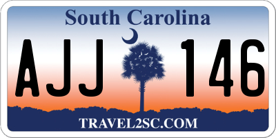 SC license plate AJJ146