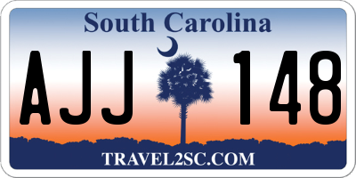 SC license plate AJJ148