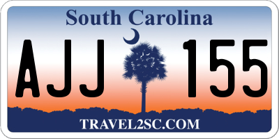 SC license plate AJJ155