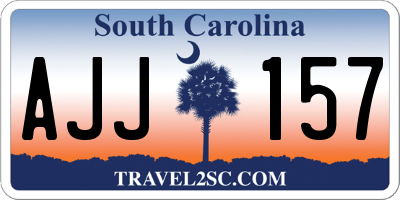 SC license plate AJJ157
