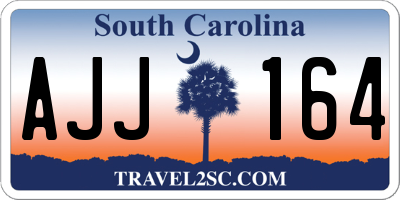 SC license plate AJJ164