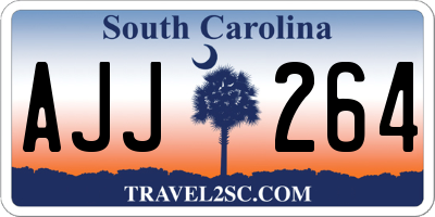 SC license plate AJJ264