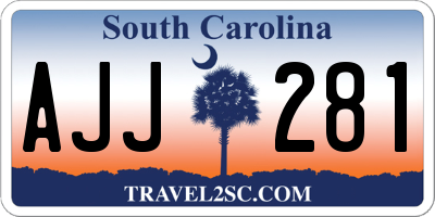 SC license plate AJJ281