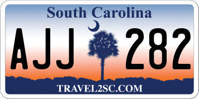 SC license plate AJJ282