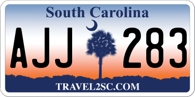 SC license plate AJJ283