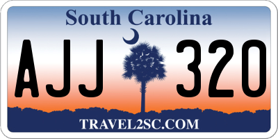 SC license plate AJJ320
