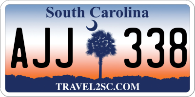SC license plate AJJ338