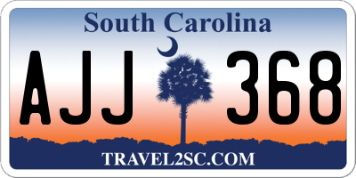 SC license plate AJJ368