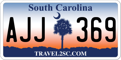 SC license plate AJJ369