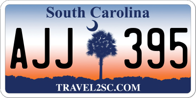SC license plate AJJ395