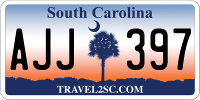 SC license plate AJJ397