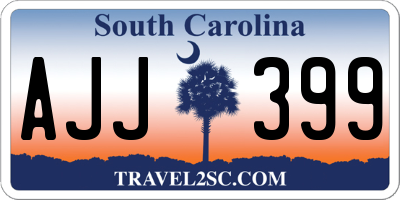 SC license plate AJJ399