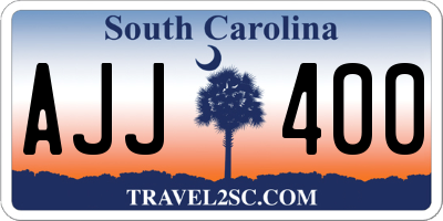 SC license plate AJJ400