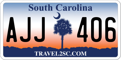 SC license plate AJJ406