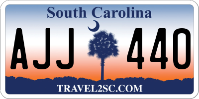 SC license plate AJJ440