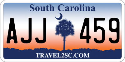 SC license plate AJJ459