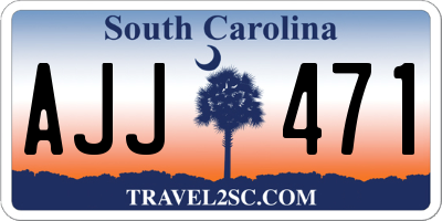 SC license plate AJJ471