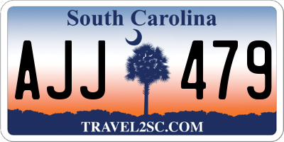 SC license plate AJJ479