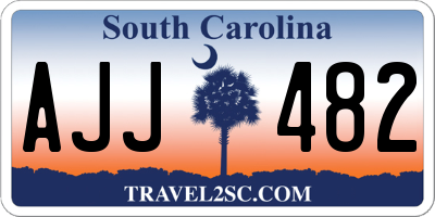 SC license plate AJJ482