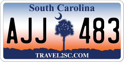 SC license plate AJJ483