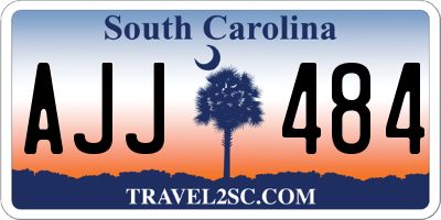 SC license plate AJJ484