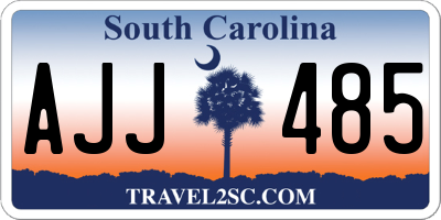 SC license plate AJJ485