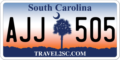 SC license plate AJJ505