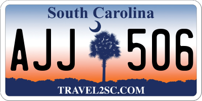 SC license plate AJJ506
